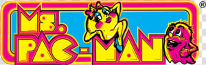 Ms Pac Man Arcade Marquee  HD Png Download