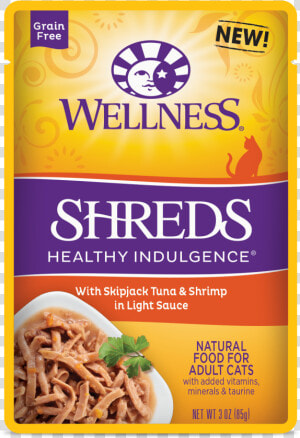 Shreds Tuna And Shrimp   Wellness Healthy Indulgence Morsels  HD Png Download