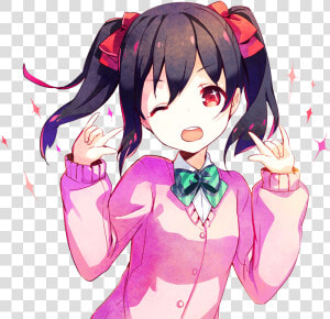 Anime Kawaii Nico Nico Nii  HD Png Download