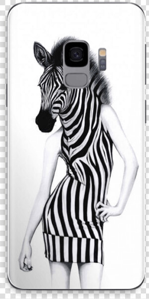 Party Zebra Skin Galaxy S9   Party Zebra  HD Png Download