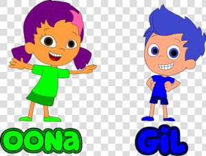 Bubble Guppies Oona And Gil  HD Png Download