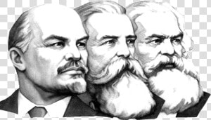 Karl Marx Y Lenin  HD Png Download