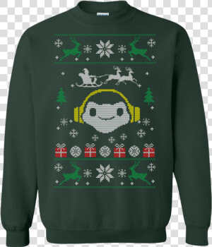 Overwatch Lucio Headphones Spray Ugly Sweater   Overwatch Ugly Holiday Sweater  HD Png Download