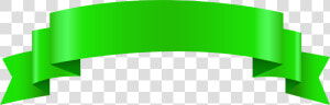 Green Banner Transparent Clip Art   Green Ribbon Banner Png  Png Download