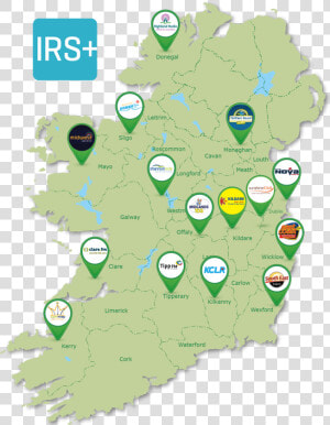 Diocese Of Ireland Map  HD Png Download