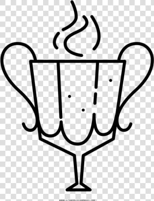 The Goblet Of Fire Coloring Page   Harry Potter Goblet Of Fire Icon  HD Png Download