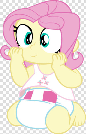 Diaper Baby Girl Transparent Png Clipart Free Download   My Little Pony Equestria Girls Baby  Png Download