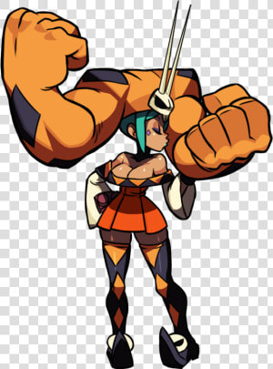 Transparent Muscular Clipart   Skullgirls Cerebella  HD Png Download