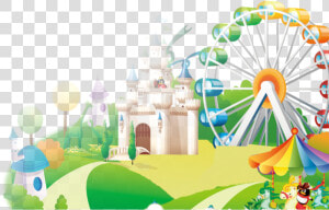 Amusement Park Hd Png  Transparent Png