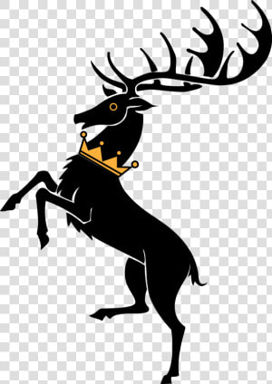 Stag Vector Reindeer   Game Of Thrones Baratheon Sigil  HD Png Download