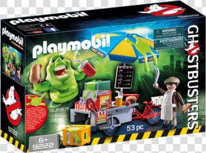 Slimer With Hot Dog Stand Product   9222 Playmobil  HD Png Download