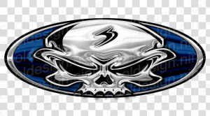 Chrome Skull Peterbilt Emblem Skin 3 pack   Peterbilt Motors Semi Truck 8 Oem Factory Nameplate  HD Png Download