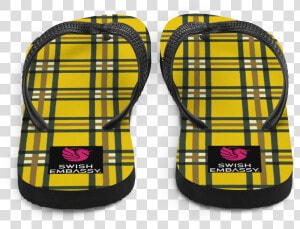 Clueless Flip Flops Swish Embassy Class   Plaid  HD Png Download