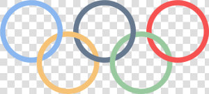 Olympic Rings Clip Art   Transparent Background Olympic Logo  HD Png Download