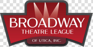 Broadway Theater League Of Utica   Graphic Design  HD Png Download