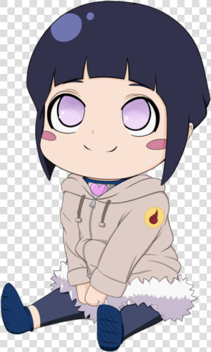 Kawaii Hinata Chibi   Hinata Hyūga Chibi Png  Transparent Png