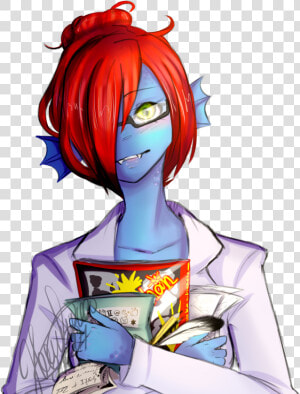 Well Heh  I Decided To Paint Swap Undyne I Can’t Even   Undertale Transparent Undyne Fanart  HD Png Download