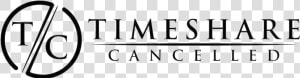 Timeshare Canceled   Black and white  HD Png Download