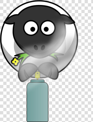 Spray Can Sheep   Cartoon Sheep  HD Png Download