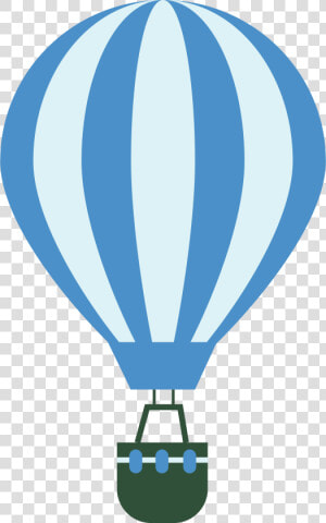 Iiii Clipart Hot Air Balloon   Blue Hot Air Balloon Png  Transparent Png