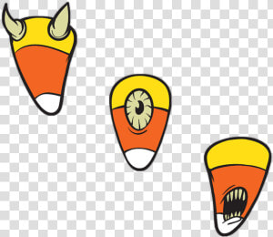 Candy Corn Enamel Pin Set By Seventh  HD Png Download