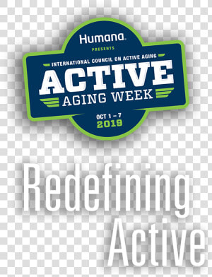 Active Aging Week 2019  HD Png Download