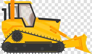 Bulldozer Excavator Heavy Machinery Construction   Bulldozer Png Transparent  Png Download