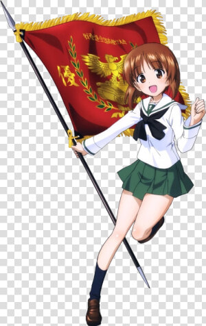 Girls Und Panzer Wiki   Girls Und Panzer Miho Flag  HD Png Download