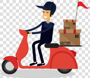 Courier Png Cartoon  Transparent Png