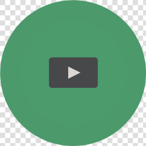 Large Video Play Button On Green Circular Background   Ville De Saint Etienne  HD Png Download