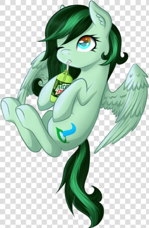 Feaniethemeanie  Female  Mare  Mountain Dew  Oc  Oc   Cartoon  HD Png Download