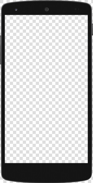 Blank Smartphone Png   Blank Android Phone Template  Transparent Png