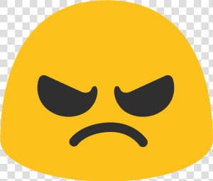 Angry Face Emoji Mad Faces Emoticon Anger   Mad Face Emoji Android  HD Png Download