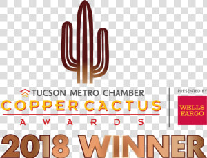 Tucson Metro Chamber Copper Cactus Awards 2018 Winner   Wells Fargo  HD Png Download