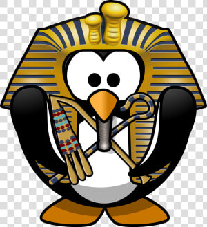 Tut Ankh Penguin Clip Arts   Egyptian Penguin  HD Png Download