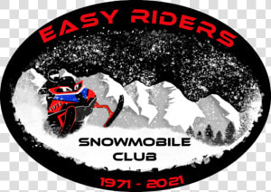 Easy Riders Snowmobile Club   Illustration  HD Png Download