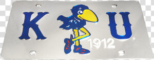 Kansas Jayhawks K 1912 U License Plate   Emblem  HD Png Download