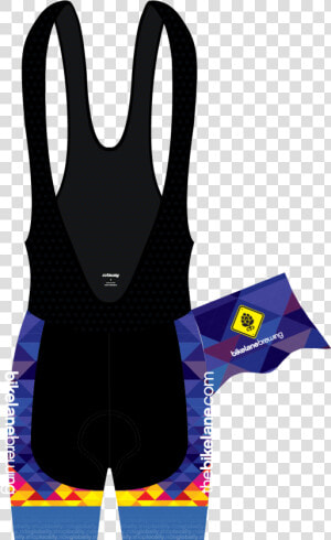 The Bike Lane Bib Shorts Class   Vest  HD Png Download