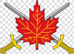 File Canadian Army Badge   Canadian Army Flag  HD Png Download