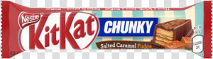 Alt Text Placeholder   Kit Kat Chunky Salted Caramel Fudge  HD Png Download