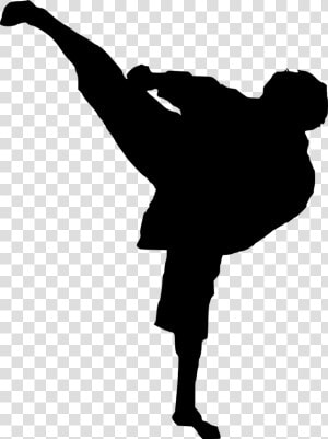 Silhouette Breakdancing B boy Stencil   Karate Silhouette Png  Transparent Png