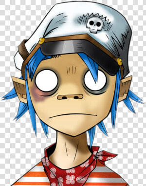  2d  gorillaz  plasticbeach   Gorillaz 2d The Fall  HD Png Download