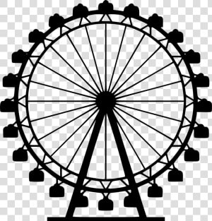 Ferris Wheel Vector Png   Png Download   Ferris Wheel Easy Drawing  Transparent Png