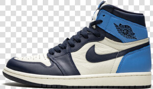 Air Jordan 1 Retro High Og Obsidian university Blue   Obsidian Blue Jordan 1  HD Png Download