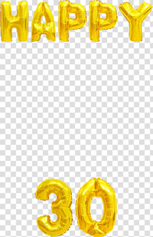 Gold Balloons 30th   23rd Birthday Geofilter  HD Png Download