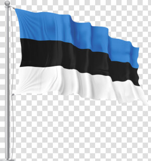 Estonia Waving Flag  HD Png Download