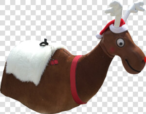 Transparent Mechanical Bull Png   Mechanical Reindeer Ride  Png Download