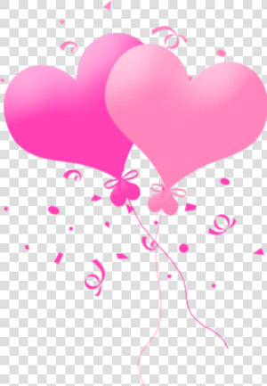  ftestickers  confetti  balloons  heartshaped  pink   Heart  HD Png Download