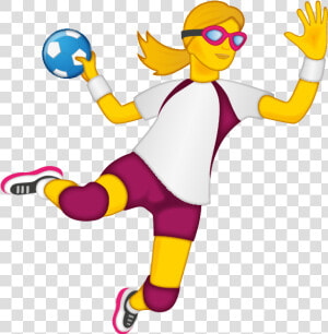 Emoji The Official Brand Person Playing Handball U  HD Png Download