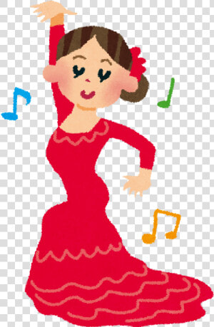 Flamenco Cliparts   Spanish Flamenco Clip Art  HD Png Download